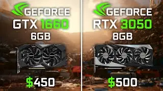 GTX 1660 vs RTX 3050 Test in 10 Games (Ryzen 5 3600)