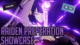 Raiden Shogun Preparation Showcase | Genshin Impact