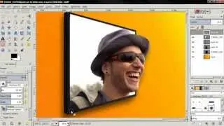3D Photo Effect PART 2 - GIMP 2.8 Tutorial
