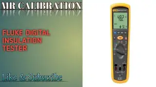 Fluke 1507 Digital Insulation Tester calibration 