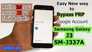 Frp Bypass Galaxy J3 SM-J337a, J3 2018 || Remove 