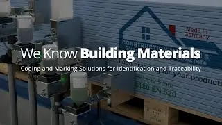 REA JET: Coding and Marking Solutions for the Building Materials Industry