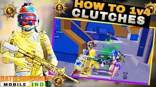 HOW TO 1v4 CLUTCH IN BGMI ? || NEW SEASON CONQUEROR RANK PUSH @GameJeeTYT
