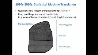 Stanford CS224N  NLP with Deep Learning   Winter 2019   Lecture 8 – Translation, Seq2Seq, Attention