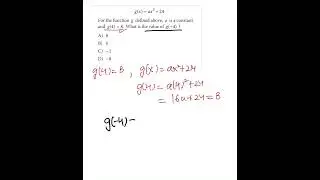 SAT Math practice problem 2 #satmathprep #satpractice #sat2023 #mathhacks #mathtrickswithanswer