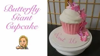 Butterfly Giant Cupcake