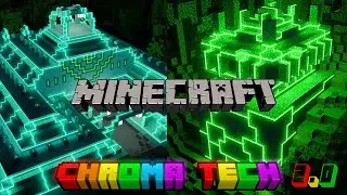 Sneak peek at Chroma Tech 2.0 Add-on for Minecraft Bedrock 1.19 Works with RTX ON or Off!