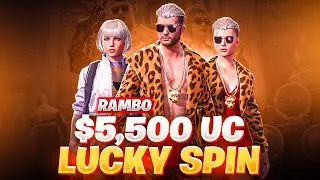 PUBG Mobile Luxe ‘n’ Loud Set + Spicy ’n’ Snazzy Set Lucky Spin Openings 😍🤩 || Rambo