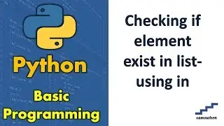 Checking if element exist in list-using in