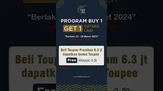 PROGRAM BUY 1 GET 1 DATANG LAGI YA GAESS 🥳