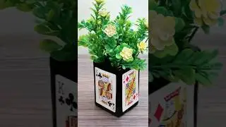 DIY Flower Vase | DIY Flower Pot #cards #shots #trending #viralvideo #diy#craft#bestoutofwaste#reuse