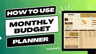 How to fill up a monthly budget planner using Google Sheets - Easy tutorial