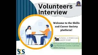 Interviews for Volunteers of SCS on March 21, 2023.