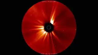 Sun NASA STEREO - Core - June 2024 - 4K - date - 2 Comets+