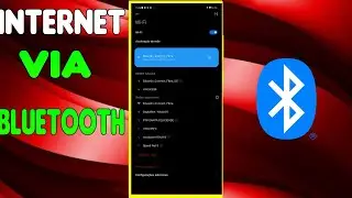 Como compartilhar a INTRENET do WIFl via BLUETOOTH