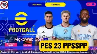 Download eFOOTBALL 2022&2023 NEW PES ppsspp Android English Version Best Graphics Full Season Update