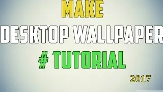 How to Make a Desktop Wallpaper in Photoshop CS6 CC! (Urdu/Hindi)Tutoria 2017