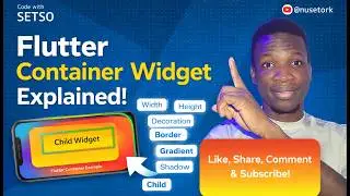 Master the Flutter Container Widget (Width, Height, Border, Gradient & More!)