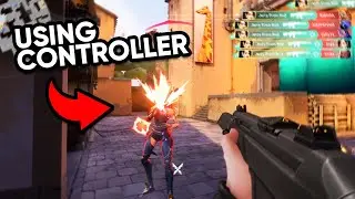 I tried Valorant with a controller and it went horribly...