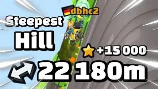 [TAS] FIRST EVER 10k+ in a Special map | 22 180m in Intense City with CC-EV | Hill Climb Racing 2