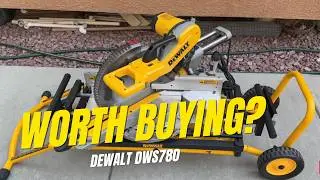 DEWALT DWS780 Miter Saw in Action: A Powerful Tool for Woodworking & DIY Projects