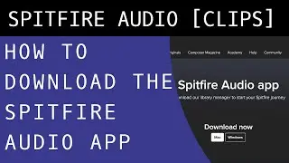 How to Download the Spitfire Audio App