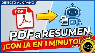 COMO RESUMIR un PDF en 1 MINUTO (2026)