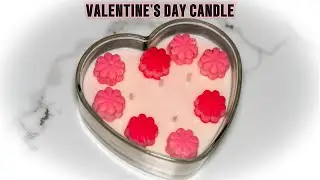 DIY Valentine Heart Shaped Candle Making Tutorial