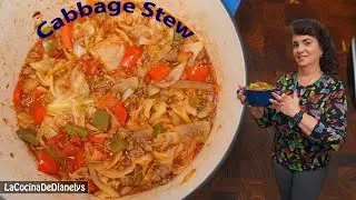 Stewed Cabbage with Ground Beef (Easy Recipe)