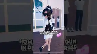 how to make a GUN on Dress to Impress #dti #roblox #dresstoimpress