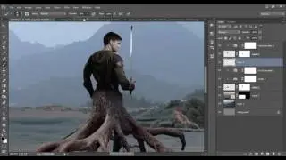 [HD] Root Man - Fantasy Photo Manipulation Tutorial _ Surreal Photoshop