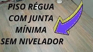 Como colocar piso régua sem nivelador e espaçador de piso