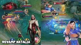 MLBB UPDATE - REVAMPED NATALIA & GUINEVERE CHUN-LI SKIN MLBB REVAMP HERO MOBILE LEGEND NEW SKIN MLBB