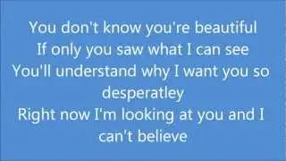 What Makes You Beautiful Lyrics