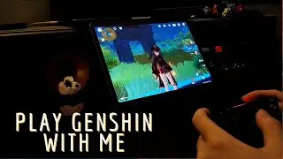 🌌 playing genshin late night with ipad & DS4 controller | Chill lofi and gameplay ambiance 🎮 jp dub