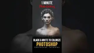 How to make B&W photo to color in Photoshop #shorts #photography #photoshop #tiutorial