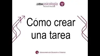 Cómo crear una tarea en el Campus Virtual