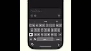 Perplexity Chat Input On Focus Animation ✦ React Native ✦ makeitanimated.dev