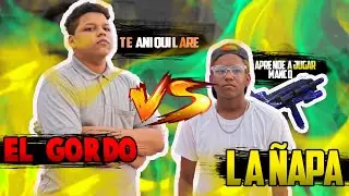 VOY A SU PROPIA CASA Y LO RETO A UN PVP  *epico*  | LA ÑAPA VS EL GORDO