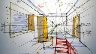 ONE POINT PERSPECTIVE SKETCH