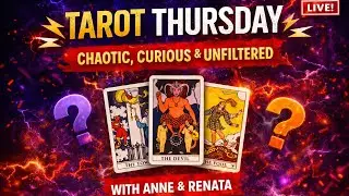 Tarot Time with Frightfully Good's Renata Daniel and Anne Rzechowicz. Recorded 30.1.2020