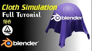 Blender - Cloth Simulation Tutorial Hindi - Blender Online Hindi Course  Tutorials #blendertutorial