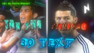 AE like 3D TEXTS PACK in NODE VIDEO🔥💀 (+preset)