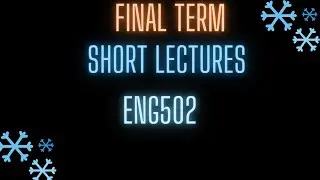 Eng502 lecture no.23 pt(2)