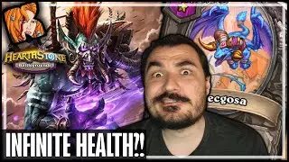 INFINITE HEALTH TARECGOSA BUILD! - Hearthstone Battlegrounds