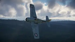 War Thunder: Dogfights in the F4F-4 Wildcat (Realistic Battles)