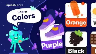 Learn Colors with Fun: Orange, Black, Purple, White, Brown | Color Song for Kids