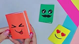 DIY/How to make a mini notepad out of paper/Как сделать мини блокнот из бумаги