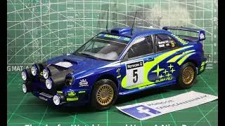 From Start to Finish 1/24 Subaru Impreza WRC : My Paint Build