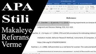 Makalelere Atıf Nasıl Yapılır? APA Tarzında Doğru Şekilde Atıf Verme Rehberi